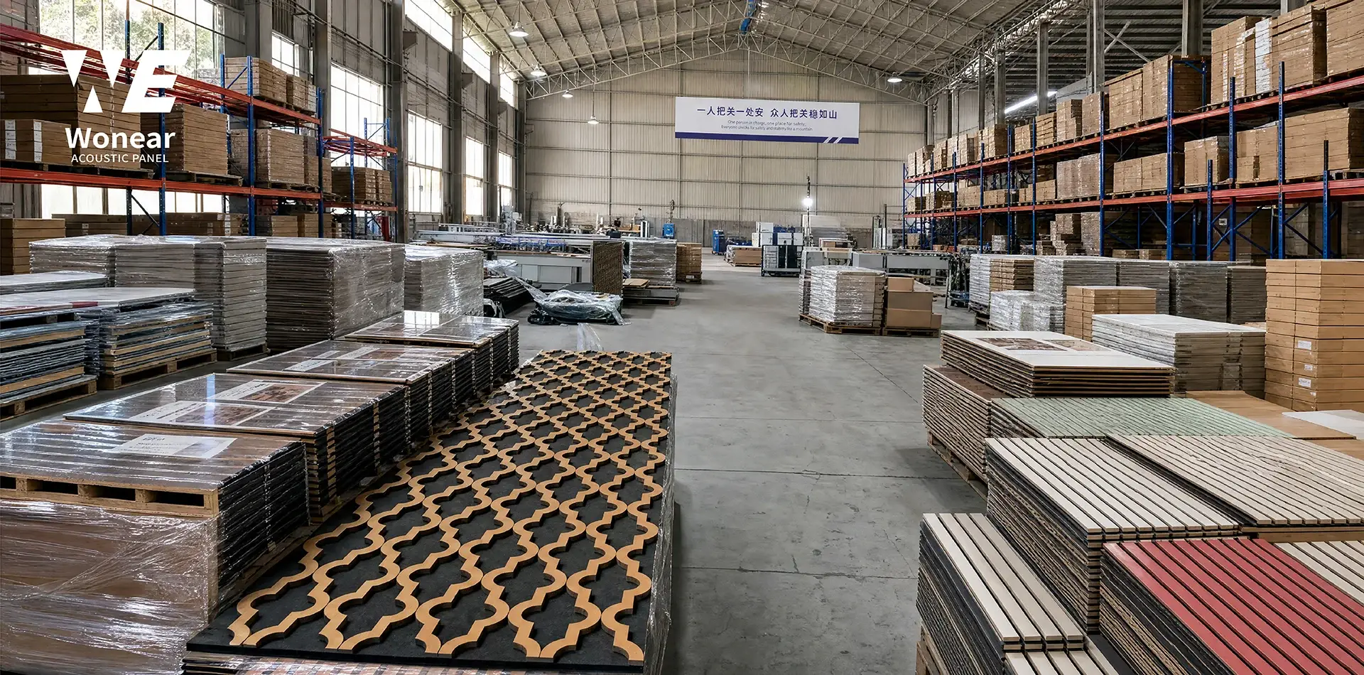 Fábrica de painéis acústicos de MDF na China
