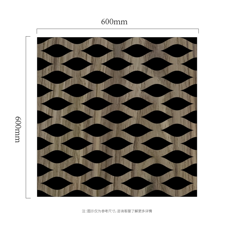 Painel de parede acústico Eye Weave MDF-on-PET Painel de parede acústico Eye Weave MDF-on-PET