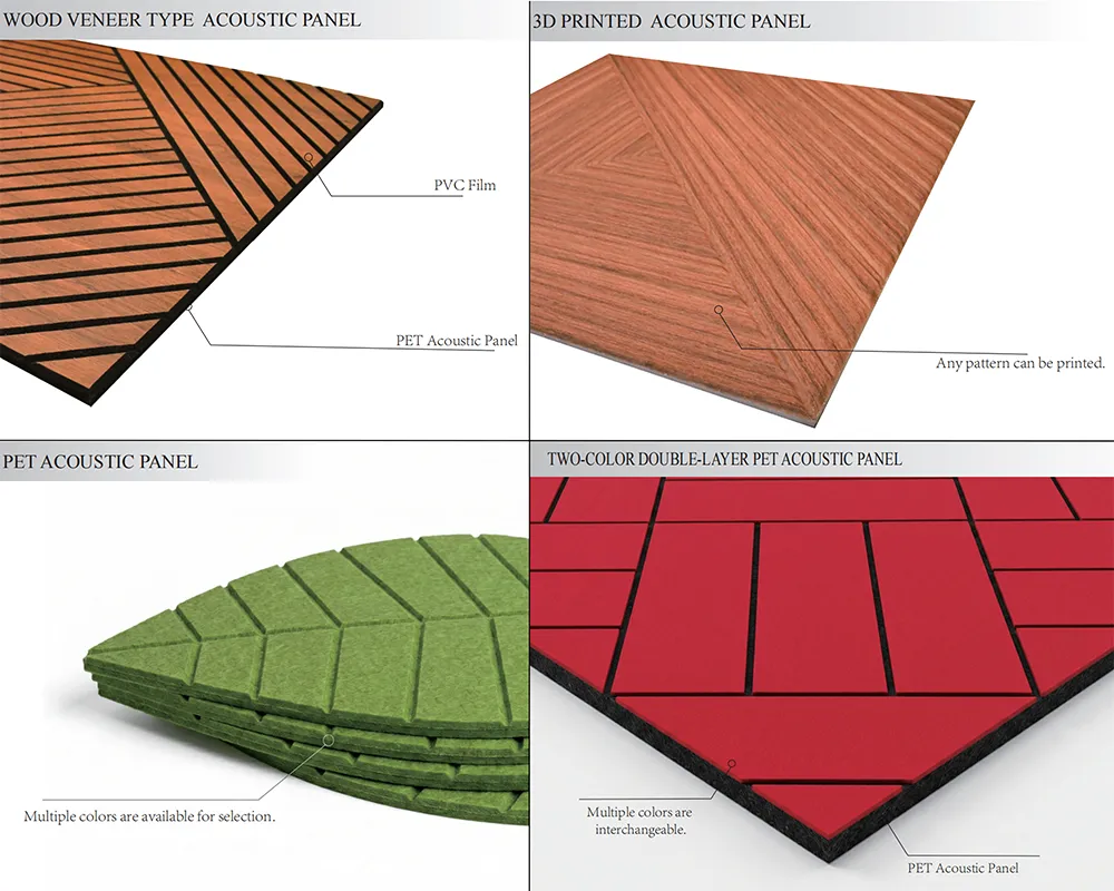 Acoustic Wood Veneer Wall Panels for Home Theater Interiors