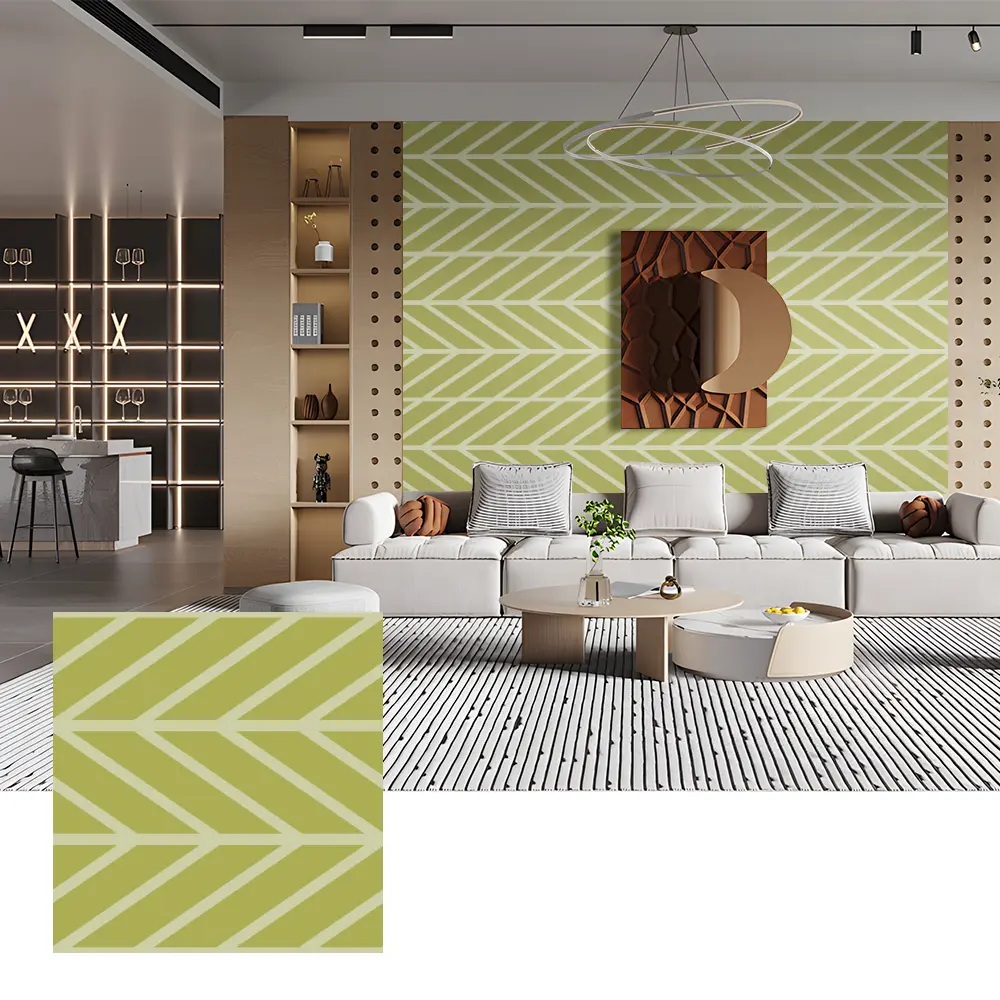 Painéis acústicos PET para decoração de paredes interiores Painéis acústicos PET para decoração de paredes interiores