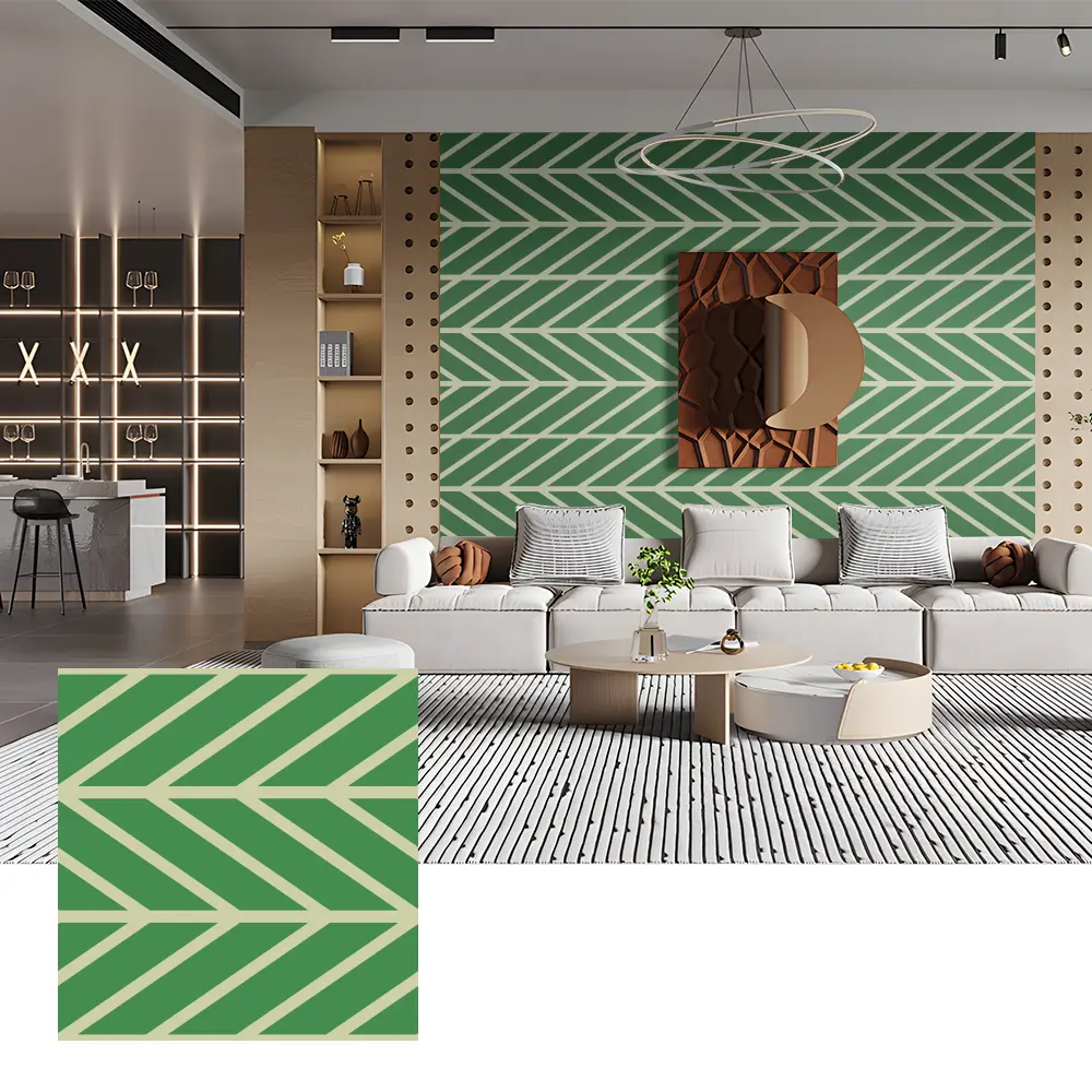 Painéis acústicos PET para decoração de paredes interiores