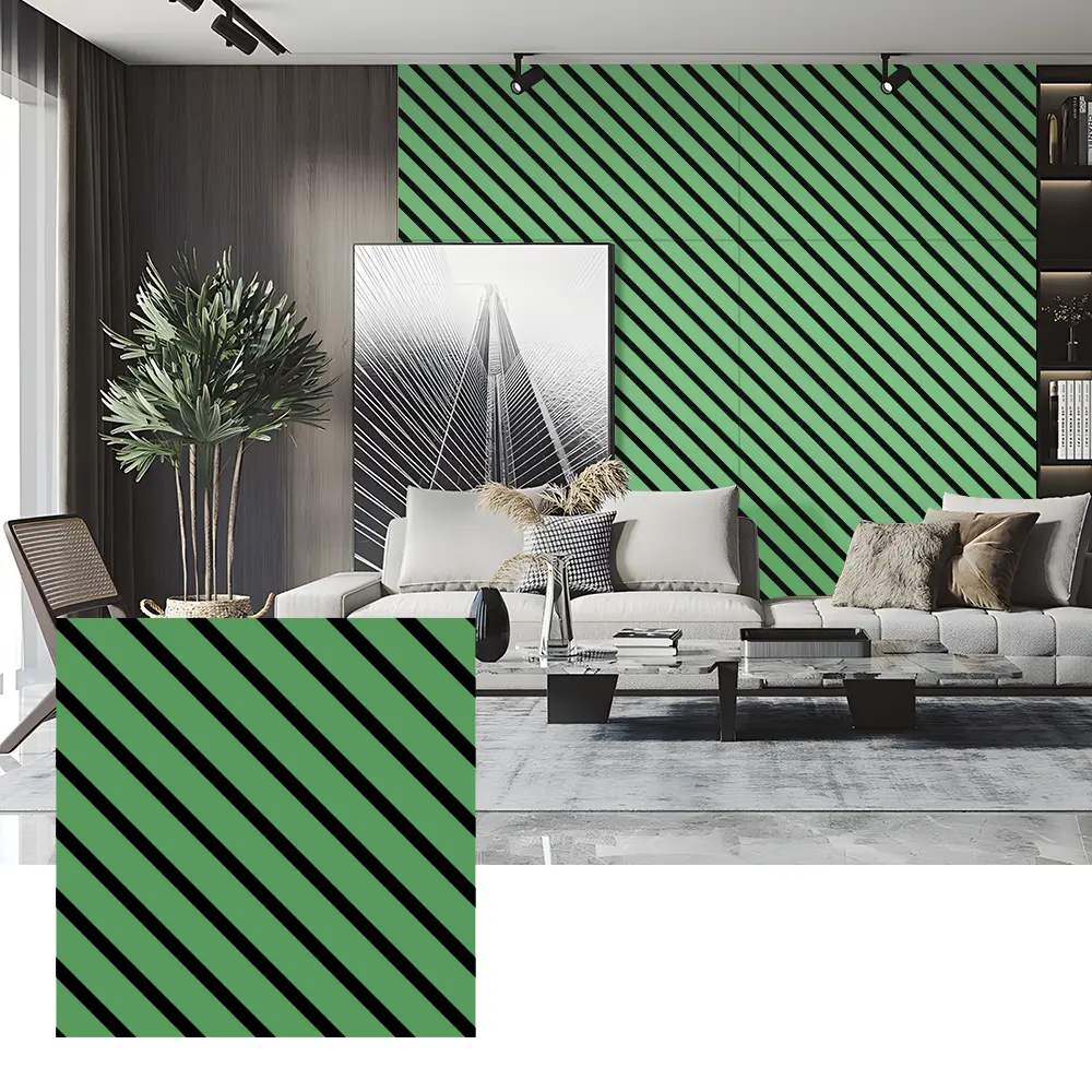 Painéis de feltro PET com absorção de som para paredes internas