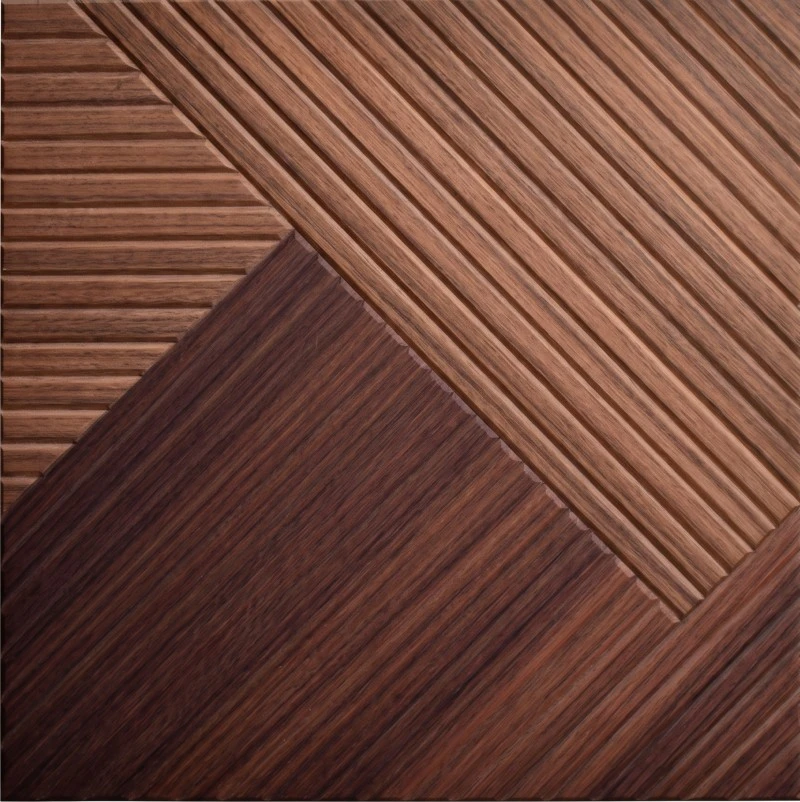 Painel acústico de madeira de retalhos de showroom de varejo Wonear Painel acústico de madeira de retalhos de showroom de varejo Wonear